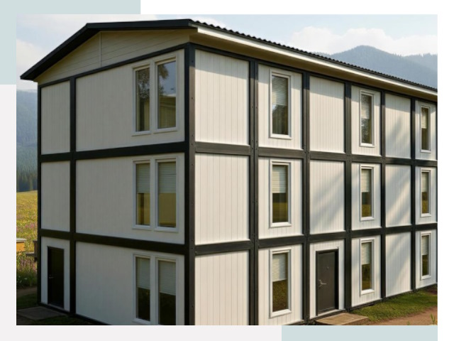 Модульные общежития в Осинниках