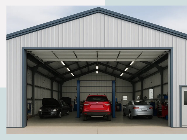 Ангары из сэндвич панелей от 615 руб. в Осинники