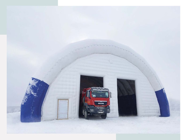 Мобильные ангары в Осинниках