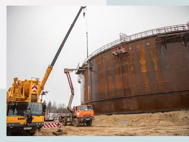 Монтаж резервуаров в Осинниках от 615 руб. за м³