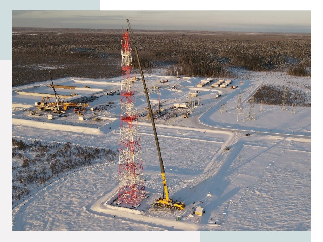 Мачты связи в Осинниках