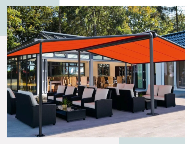 Навесы для кафе и ресторанов в Осинниках