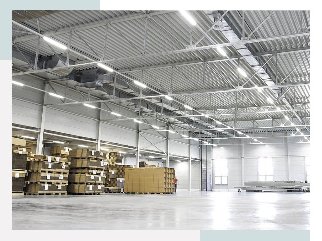 Освещение ангаров в Осинниках