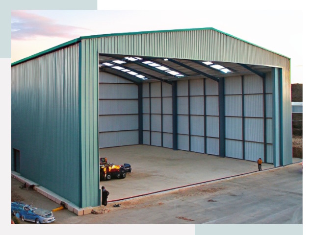 Строительство ангаров в Осинниках