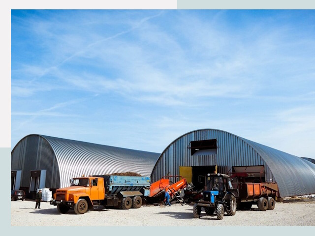 Ангары для спецтехники в Осинниках